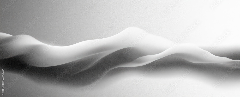 Poster gray abstract background with smooth gradient black white shades grayscale monochrome noise texture 