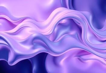 Abstract Gradient Wavy Shape Futuristic Background, Wallpaper 3d rendering background, Growing Retro Wave Vector Background