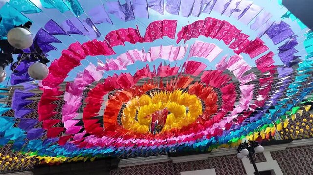 A colorful, multi-colored, multi-layered, multi-colored, multi-colored