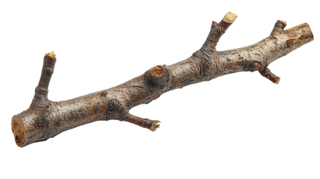 Tree Branch Detail: A close-up of a gnarled and weathered tree branch, its texture and knots showcasing the passage of time and resilience of nature.  