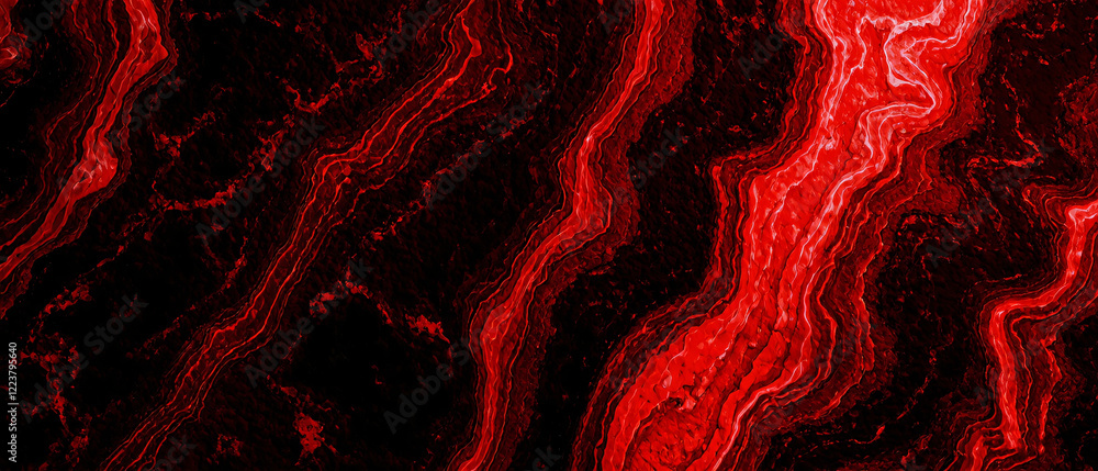 Aufkleber seamless obsidian red abstract communication with connecting dots and lines background.