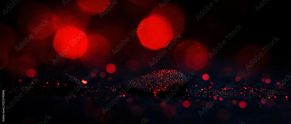 Aufkleber seamless obsidian red abstract communication with connecting dots and lines background.