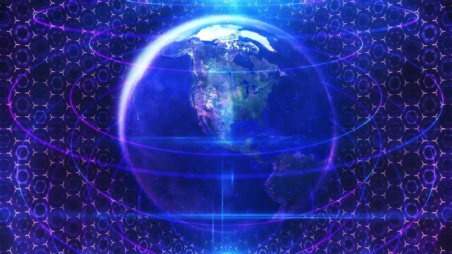 Planet Earth in the virtual environment of the digital universe