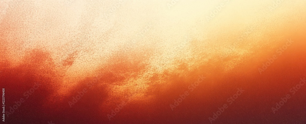 Aufkleber abstract grainy gradient background with peach gold tones soft glowing texture design for banner pos
