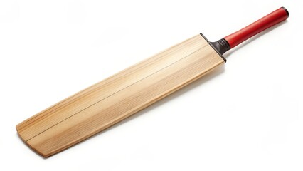 Fototapeta premium Cricket Bat on White Background