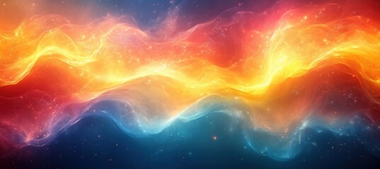 Turquoise Yellow Gradient Abstract Background Soft Lighting Design for Calming Banner and Poster