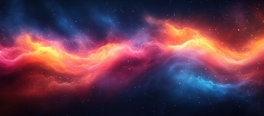 Obraz premium Abstract Gradient Background Teal Orange Blue Grunge Texture Poster
