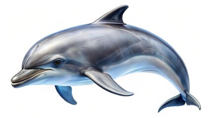 Obraz premium Bottlenose Dolphin in Water