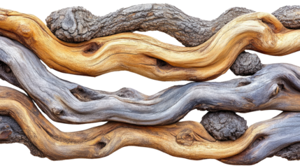 Intricate Wooden Texture: A captivating arrangement of weathered driftwood, showcasing a stunning array of colors, textures, and organic forms.