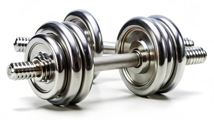Fototapeta premium Chrome Dumbbells