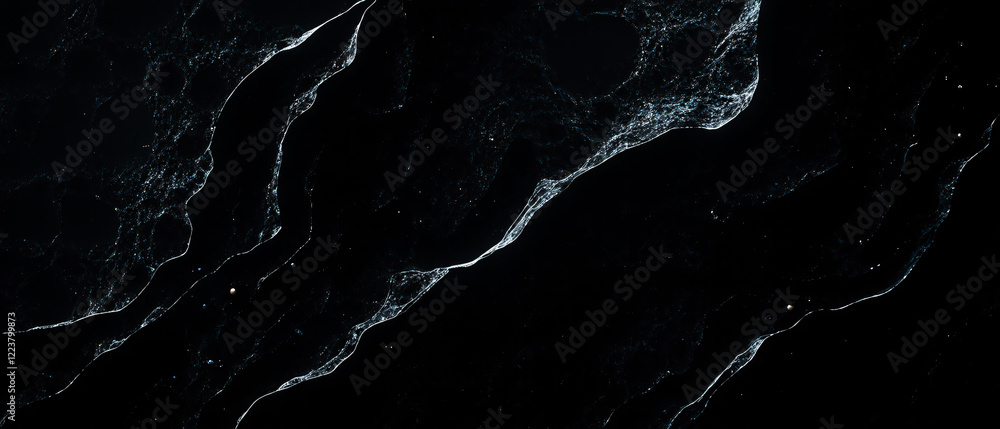 Aufkleber seamless obsidian abstract communication with connecting dots and lines background.