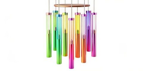 Colorful Glass Wind Chime
