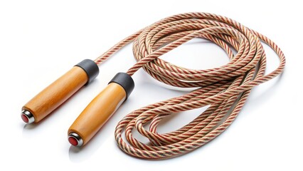 Naklejka premium Jump Rope on White Background
