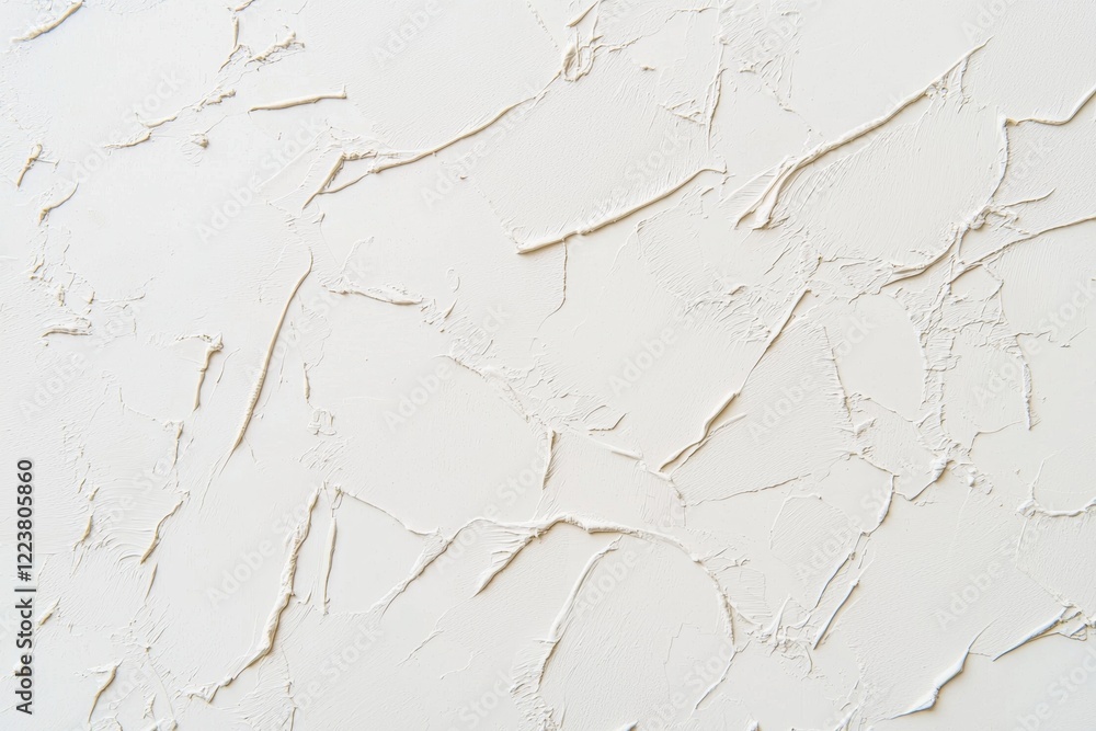 Poster decorative plaster texture creates an abstract relief pattern on the wall, providing a unique and ar