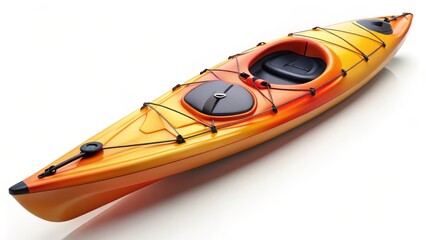 Orange and Yellow Kayak