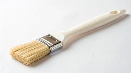 Paintbrush with White Handle