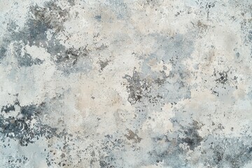 Obraz premium Close-up view of an old, weathered concrete wall with peeling paint, revealing layers of texture and decay, suitable for backgrounds and textures