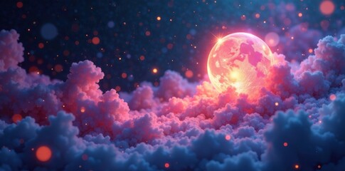 Ethereal mist swirls around glowing orbs , orbs, mystical