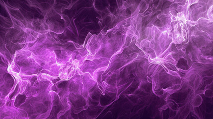 Obraz premium Ethereal purple smoke swirling in mystical pattern, creating captivating and vibrant atmosphere. This abstract design evokes sense of wonder and creativity