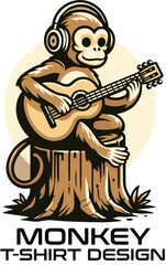 Monkey Vector Logo Design