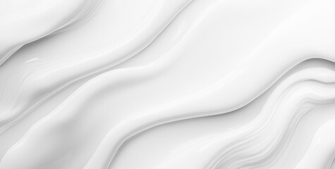 Obraz premium White abstract waves background forming smooth shapes, perfect for websites, presentations, or any project needing a clean and modern aesthetic