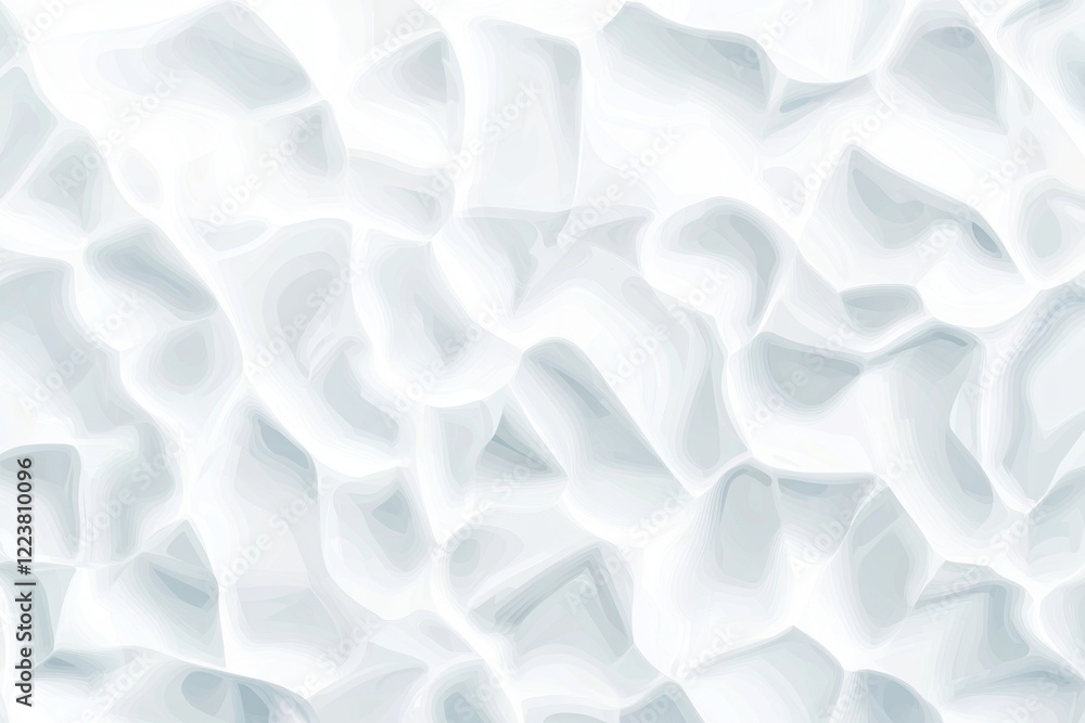 Poster smooth bumps and waves are creating an abstract white texture, perfect for backgrounds and design pr