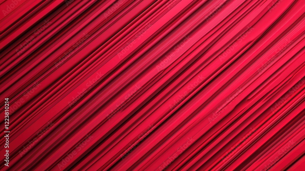 Poster abstract red texture with diagonal stripes and smooth gradient