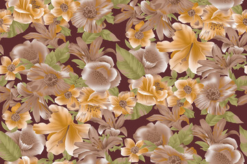 Allover Digital Designs with Dynamic Visual Effects