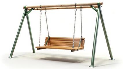 Wooden Swing Bench