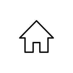 House icon logo design. Home sign and symbol