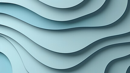 Soft blue waves create soothing layered background, perfect for design projects. gentle curves and textures evoke sense of calm and tranquility