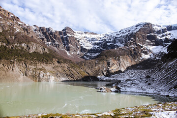 Cerro tronador con lago 2 