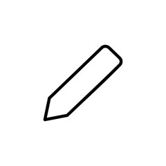 Pencil icon logo design. pen sign and symbol. edit icon vector