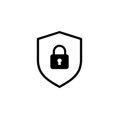 Security icon logo design. protection icon. privacy. vpn