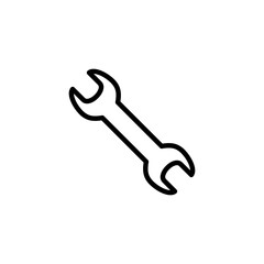 Wrench icon logo design. repair icon. tools sign and symbol