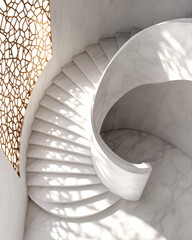 Obraz premium Islamic Architecture Spiral Staircase