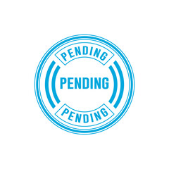 Pending Stamp Graphic design vector element simple and modern