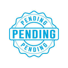 Pending Stamp Graphic design vector element simple and modern