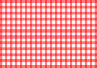 赤いチェック柄のシンプル背景