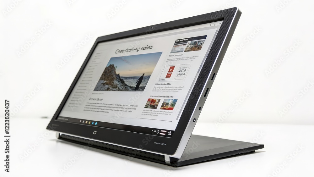 Poster modern all-in-one computer display