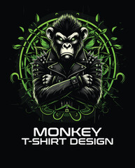 Monkey Vector Logo Design