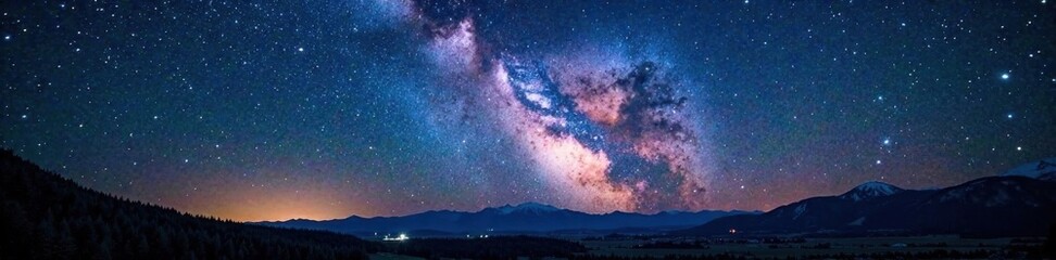 Milky Way stretching across the night sky, milky way, stars