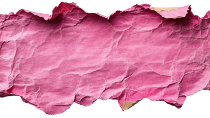 Textured Pink Paper Rip:  A close-up shot of a pink paper rip, revealing a unique textured surface that speaks to imperfection and artistic expression.