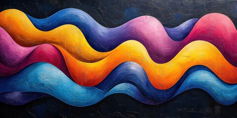 Colorful Abstract Doodle Pattern Creative Background for Children Trendy Design Fabric Wallpaper