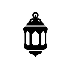 Ornate Ramadan Lantern: A traditional Ramadan lantern, a symbol of light, faith, and hope, with intricate details and a classic silhouette. The lantern's shape is reminiscent of a star.