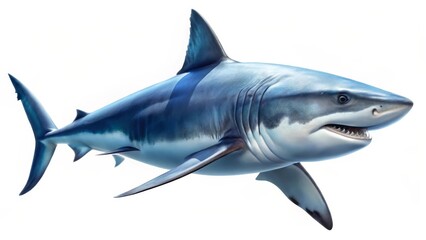 Naklejka premium Great White Shark Illustration