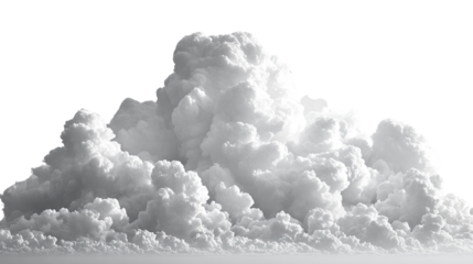 Massive Cumulus Cloudscape: A dramatic, close-up view of a large, imposing cumulus cloud formation, showcasing its texture and density. The image evokes a sense of awe and power. 