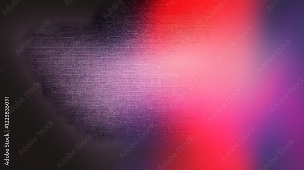 Poster Captivating Abstract Gradient Backdrop Featuring a Seamless Blend of Dark Magenta Red Blue and Purple Hues with Soft Noise and Glowing Smooth Textures for Digital Design and Creative Visuals
