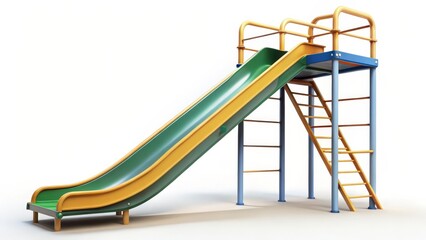 Naklejka premium Children's Playground Slide