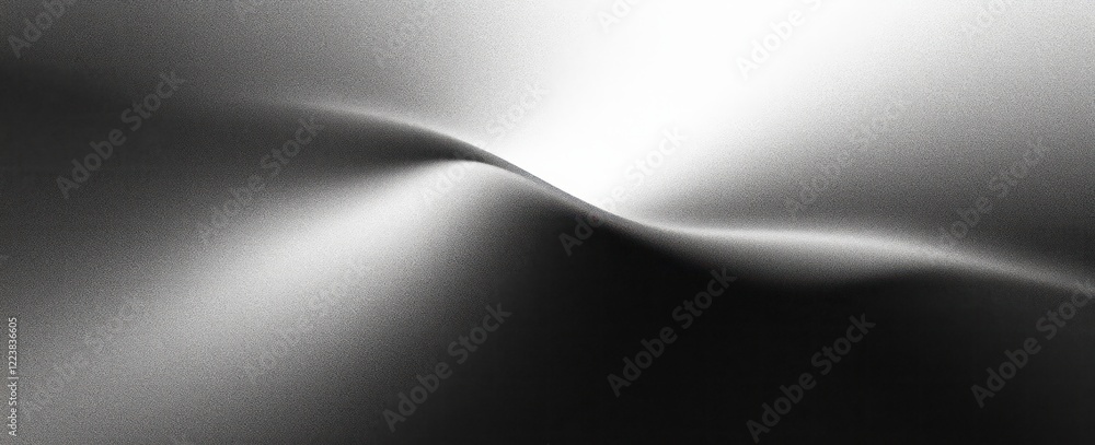 Poster abstract monochrome black and white gradient background smooth noise texture calm design